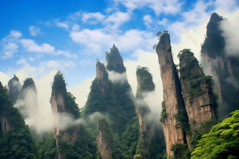 环境优美空气宜人辽阔的高山林立的风景地貌,高清,摄影图,摄影图片,图片大全,摄影图免费下载